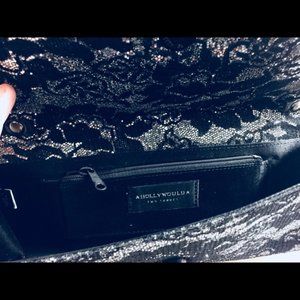 Vintage Bags - Hollywould Monroe Lace Clutch - Silver Vintage Bags - Hollywould Monroe Lace Clutch - Silver